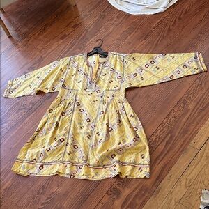 Isabel Marant Yellow Geometric Dress or with jeans. Women.